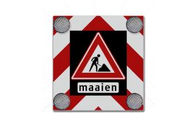 Actieframe DOR - 1-klap grijs - 1100x1150 mm - excl. beugels