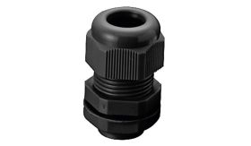 Kabelwartel - M20x1.5 - incl. contramoer - zwart