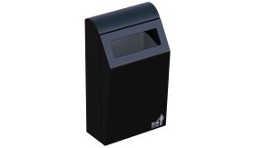 POL Basic BIN afvalbak - 50 liter - RAL 9005 Gitzwart