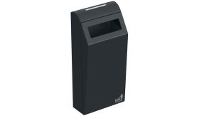 POL Basic BIN afvalbak - 60 liter - RAL 7016 Antraciet grijs