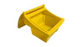 Zand-/zoutkist - 50 liter - geel - 590x570x500 mm
