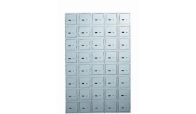 Wapenkluis Juwel 8-vaks - 176x22x35cm - grijs - gelijksluitend