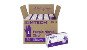Handschoenen Kimtech SC Nitrile paars lang 10x 50 st. maat L