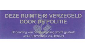 Verzegelingstape - 25m - 7,5cm breed - politie