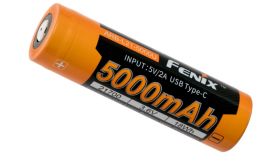 Fenix - Lithium-Ion accu 21700 - 3,6V/5000 mAh - usb-c-poort