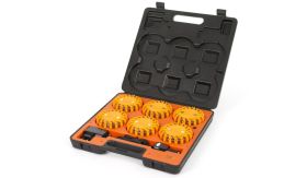 MegaFlare - 6 units in koffer - Amber - 12&24/230V