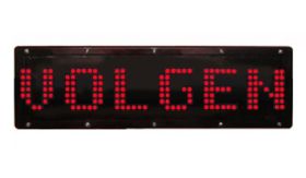 Stopmatrix - op/in auto - 44x13 cm - spiegelschrift - STOP