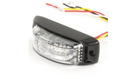 LEDflitser - ARCLED 120° 6LED - XA1 amber - vlak - 12/24V