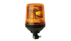 Rotalite zwaailamp - pijpmont. - amber - 12-24 volt