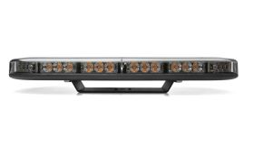 MicroBar X - amber TA1 - 1-punts-bevest. - transp. - 12/24V