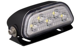 LED-werklamp compact - 5 LED's - zwart - 12-24 volt
