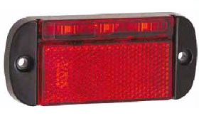Serie 44 - LED contour achterkant - rood - 12/24 volt