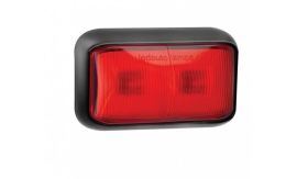Serie 58 - 2 LED contour markering rood -12/24 volt