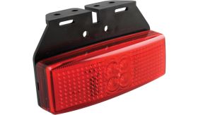 Serie 1491 - LED contour markering-beugel-rood-12/24 volt