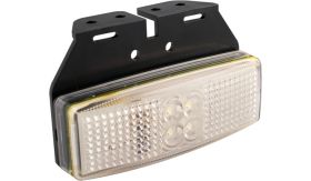 Serie 1491 - LED contour markering-beugel - wit - 12/24 volt