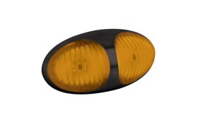 Serie 37 LED markeerlicht - amber - easy fit - 12/24 volt