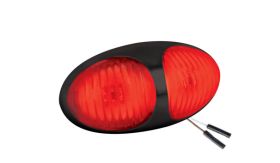 Serie 37 - LED markeerlicht - rood - 2-pin - 12/24V