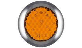 Serie 145 - LED knipperlicht - rond - 12/24 volt