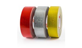 Orafol contourmarkering - rood - harde oppervlakten - 50mm/50m