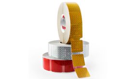 Orafol contourmarkering - geel - gesegmenteerd - 50mm/50m