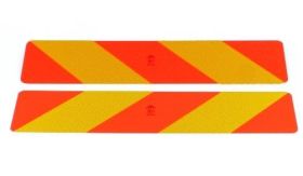 Sticker trekkend voertuig ECE70-01 kl3/f alu 566x132mm set