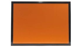 ADR-bord - oranje/zwart - alu vast kl1 400x300x1mm