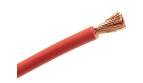 Accukabel - 10 mm² - rood - rol á 50 meter
