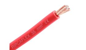 Accukabel - 35 mm² - rood - rol á 250 meter