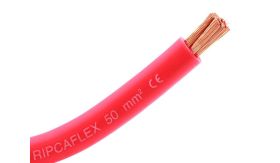 Accukabel - 50 mm² - rood - rol á 250 meter