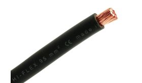 Accukabel - 95 mm² - zwart - rol á 25 meter