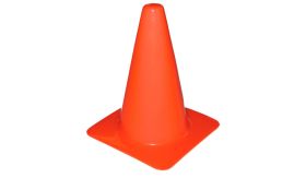 Verkeerskegel - oranje - 15 cm - Amerikaanse uitv. - flexi