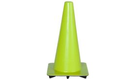 Verkeerskegel - limegroen - 50 cm - Amerikaanse uitv.- flexi