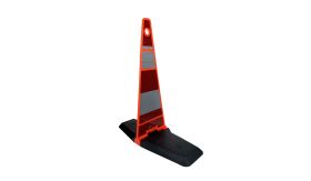 Quickcone - beplakt met rood/wit klasse 3 folie - D/Z