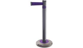 Skipper Q - paal/voet - 3 meter lint - paars