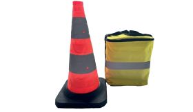 Tas met 6x vouwkegel 50 cm VOL.REFLEX