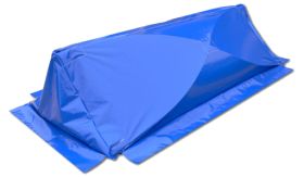 Lijkentent - PVC - blauw - 244x122 cm - herbruikbaar
