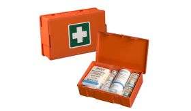 Verbandtrommel - B-inhoud - met wandhouder