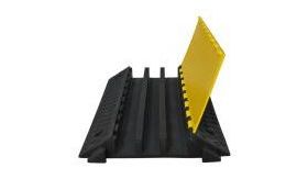 Kabelbrug - EasyGo - zwart/geel - 90x50x7 cm - 3-kanaals