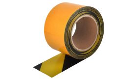 Vloermarkeringstape PT-5125 - geel/zwart - 25 m x 50 mm