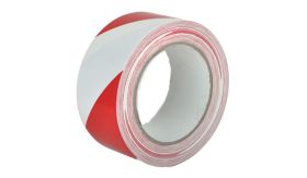 Vloermarkeringstape PT-5160 - rood/wit - 33 m x 50 mm