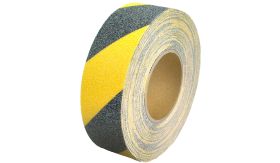 Vloermarkeringstape PT-5411 - geel/zwart -antislip- 18m x 50mm