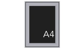 Kliklijst Compasso A4 waterdicht - profiel 37 mm - geadoniseerd