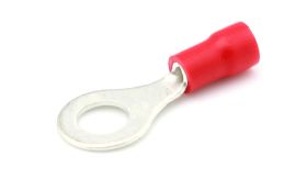 Ring kabelschoen - M6 rood geïsol. 0,5~1,5 mm - per 1000 stuks