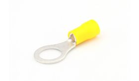 Ring kabelschoen - M10 geel geïsol. 2,5~6,0 mm - per 100 stuks