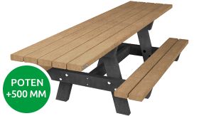 Tafel OSLO XL-G - Sand Beige - 2400x1400x760 mm