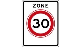 Verkeersbord Re-Sign 20 jaar - model A0130zb - 530x670 mm