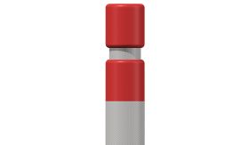X-Last® GORGE - RAL 3020 + 3 refl. - 800x100 mm Ø - instorten