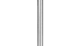 Aluminium buispaal 48mm rond met een lengte van 700mm met losse ankers
