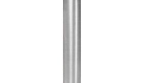 Aluminium buispaal 76mm rond met een lengte van 2500mm met losse ankers