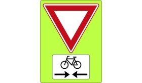Aluminium DOR verkeersbord RVV B06OB503OB02f - levensduur 20 jaar - afmeting 800x1000mm